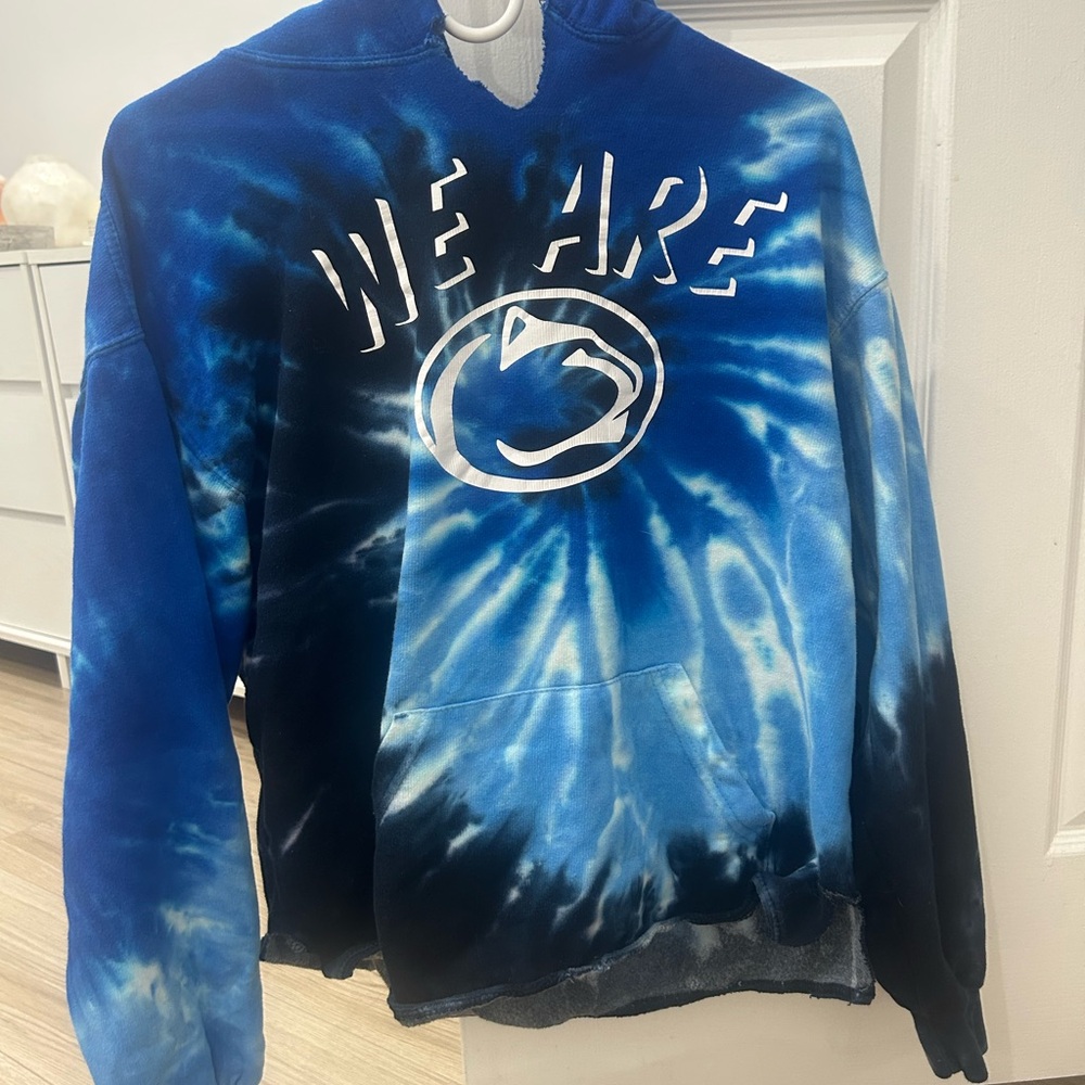 Penn state tie dye oversized hoodie